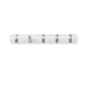 Umbra Flip 5 Hook Wall Mounted Coat Rack White
