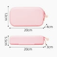 thumbnail image 5 of Opolski Silicone Solid Color Soft Pencil Case Creative Large Capacity Stationery Bag, 5 of 7