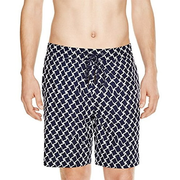 Surfside Supply Lattice Print Board Shorts (Navy, Large)