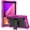 Hot Pink, variant on KIQ Guardian Case for TCL Tab 8 LE / TCL Tab 8 Hybrid Shockproof Cover w/ Kickstand / TCL Tab 8 Case - Black / Blue