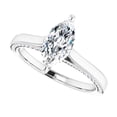 thumbnail image 3 of First Jewel 2.2 Ct Marquise Cut Lab Created Diamond Wedding Anniversary Ring - 14K White Gold Plated Women's Engagement Ring - Gorgeous Diamond Party Ring, 3 of 3