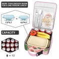 thumbnail image 4 of Strawberry Lunch Box Insulated Lunch Bag Box Women Men Reusable Cute Insulated Lunch Box for Students Cooler Tote Bag Lunchbox for Office School Picnic, 4 of 6