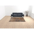 thumbnail image 2 of 8' X 10' Gray Beige Blue And Yellow Abstract Power Loom Distressed Stain Resistant Area Rug, 2 of 3