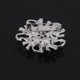 thumbnail image 5 of Broche de Flor de Lujo con Incrustaciones de Perlas Sintéticas Y de Imitación - Plata Zulema Broche de la flor, 5 of 6