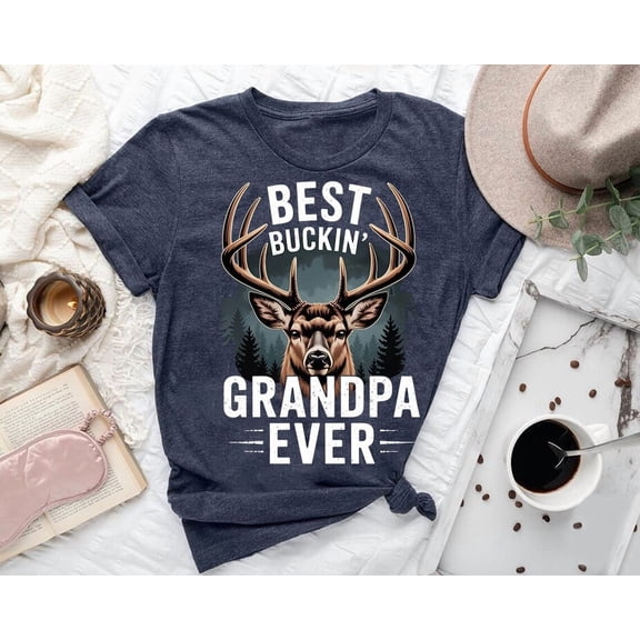 Best Buckin’ Grandpa Ever Shirt – Deer Hunting Grandpa Tee | Hunting Grandpa | Outdoorsman T-Shirt for Hunters TSHIRT All Size S-5XL