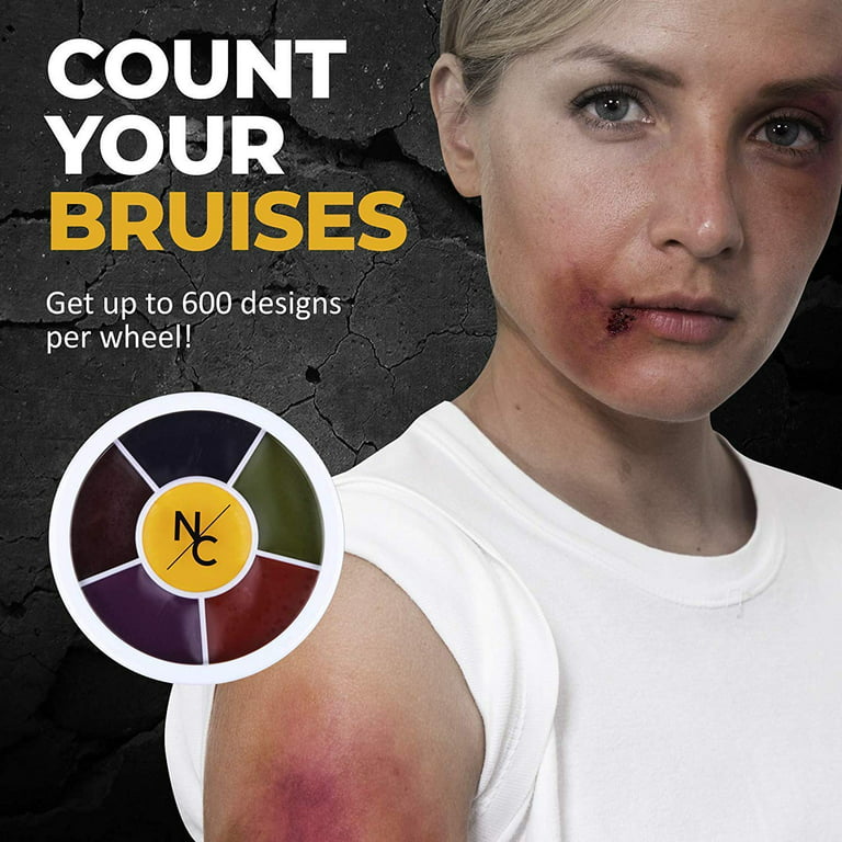 Fordampe Frastødende Tegne forsikring Narrative Cosmetics 6 Color Bruise Wheel for Special Effects, Theatrical  Makeup and Halloween - Walmart.com