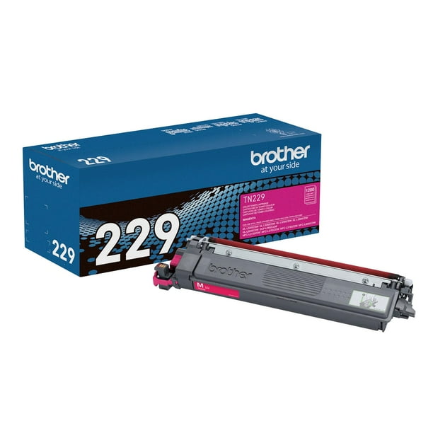 Brother Cartucho Original TN229 tóner Magenta de Rendimiento estándar, 1 Paquete