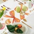 thumbnail image 4 of Easter Bunny Decor Easter Table Flag Linen Easter Pattern Home Dining Table Cloth Holiday Party Decoration Tablecloth Tea Flag on Clearance, 4 of 9