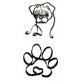 thumbnail image 1 of 2 uds., esculturas abstractas de perros, de pa adorno de escritorio pa el Zulema Estatuilla de animales, 1 of 8