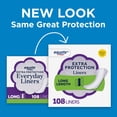 thumbnail image 4 of Equate Extra Protection Everyday Panty Liners, Long Length, 108 Count, 4 of 11