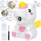 thumbnail image 1 of Máquina de burbujas para niños, máquina automática para hacer burbujas de juguete para niños y niñas pequeños, soplador de burbujas portátil de unicornio con solución de burbujas para interiores y ext, 1 of 5