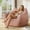 Pink, variant on VNT Bean Bag Chair for Adults, Kids Chairs for Bedroom with Hand and Back Support, 42" x 39", Pink