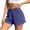 Navy, variant on Hurxie Sweat Shorts for Women Casual Summer Athletic Short Elastic Waist Comfy Lounge Shorts Bottoms with Pockets Black,XL
