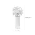 thumbnail image 3 of Ventilador Portátil Recargable Por Usb | Mini Ventilador Portátil de Escritorio Silencioso y Potente para Dormitorios, Oficinas, Viajes Al Aire Libre | Dispositivo de Refrigeración Ligero y Compacto, 3 of 6