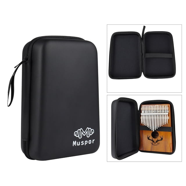 Estuche impermeable a prueba de golpes 10 17 21 Mbira Llaves de herramientas Estuche Estuche de Navidad para niños adultos perfke caso de piano de pulgar mbira