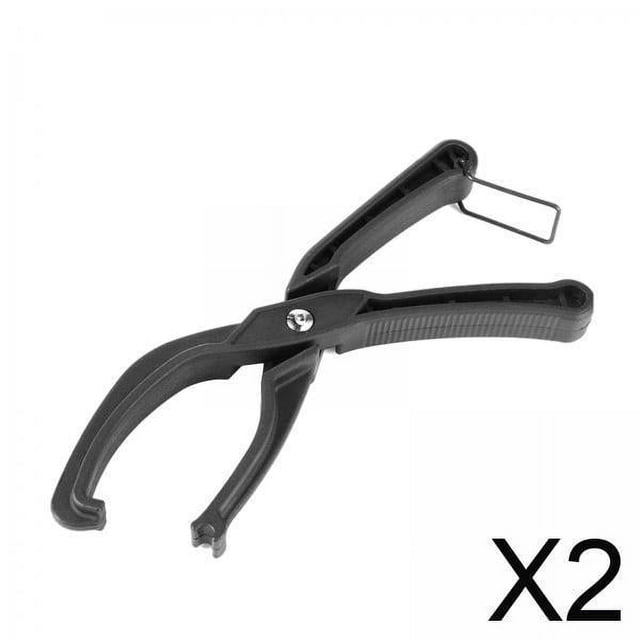 DYNWAVECA 2xBicycle Tire Repair Tool Lever Remover Installation Pliers Rim Protector