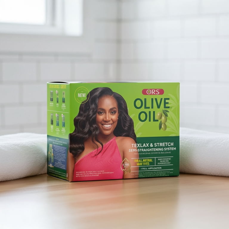 ORS Olive Oil Texlax Hair Texturizer & Treatment, Semi