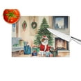 thumbnail image 4 of Carolines Treasures DAC2684LCB 0.2 x 15 x 12 in. Japanese Chin Cozy Christmas Glass Cutting Board, Large, 4 of 5