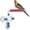 White A, variant on Portable Suction Cup Perch for Birds – Shower Window Wall Stand for Parrot, Budgie, and Cockatiel，White B