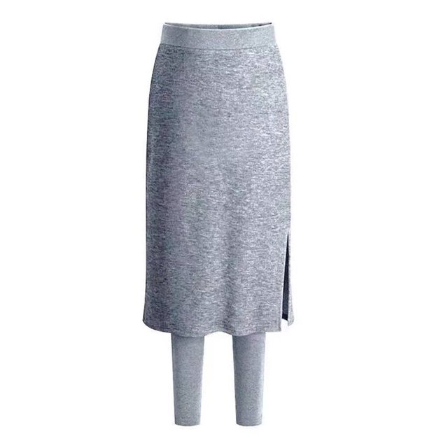 Minnieouse Pantalones de vestir térmicos de invierno y otoño para mujer, pantalones de chándal de Color sólido de diseño Simple grueso, Prendas para la parte inferior del cuerpo gris claro 4XL
