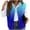 Blue G, variant on HBGVBA Winter Coats for Women, Women's Oversized Jackets Casual Warm Furry Vest Winter Everyday Print Loose Collarless Buttoned Coat Warm Winter Clothing