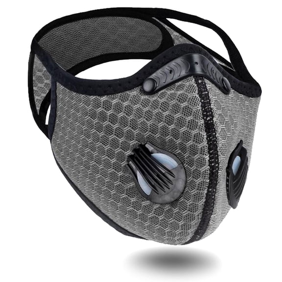 Unisex Face Mask 5 Layers Reusable Washable, Adjustable Earloop Fashionable Anti Haze Carbon Activated Valve Filter Air Purifying Cover Mask Adult Kid