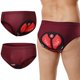 thumbnail image 5 of MTB Bike Ropa Interior Calzoncillos Calzoncillos Hombres Acolchados Ciclismo Corto Deep Red M SM SunniMix Pantalones cortos de ciclismo para hombre, 5 of 8
