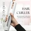 Hair Curler Scald-proof Curl Rechargeable Wire-less Automatic Curling Iron LCD Display Modelling Tools