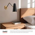 thumbnail image 3 of Alora Lighting WV578925WHAG Daniel 11" Tall Wall Sconce - White / Aged Gold, 3 of 7