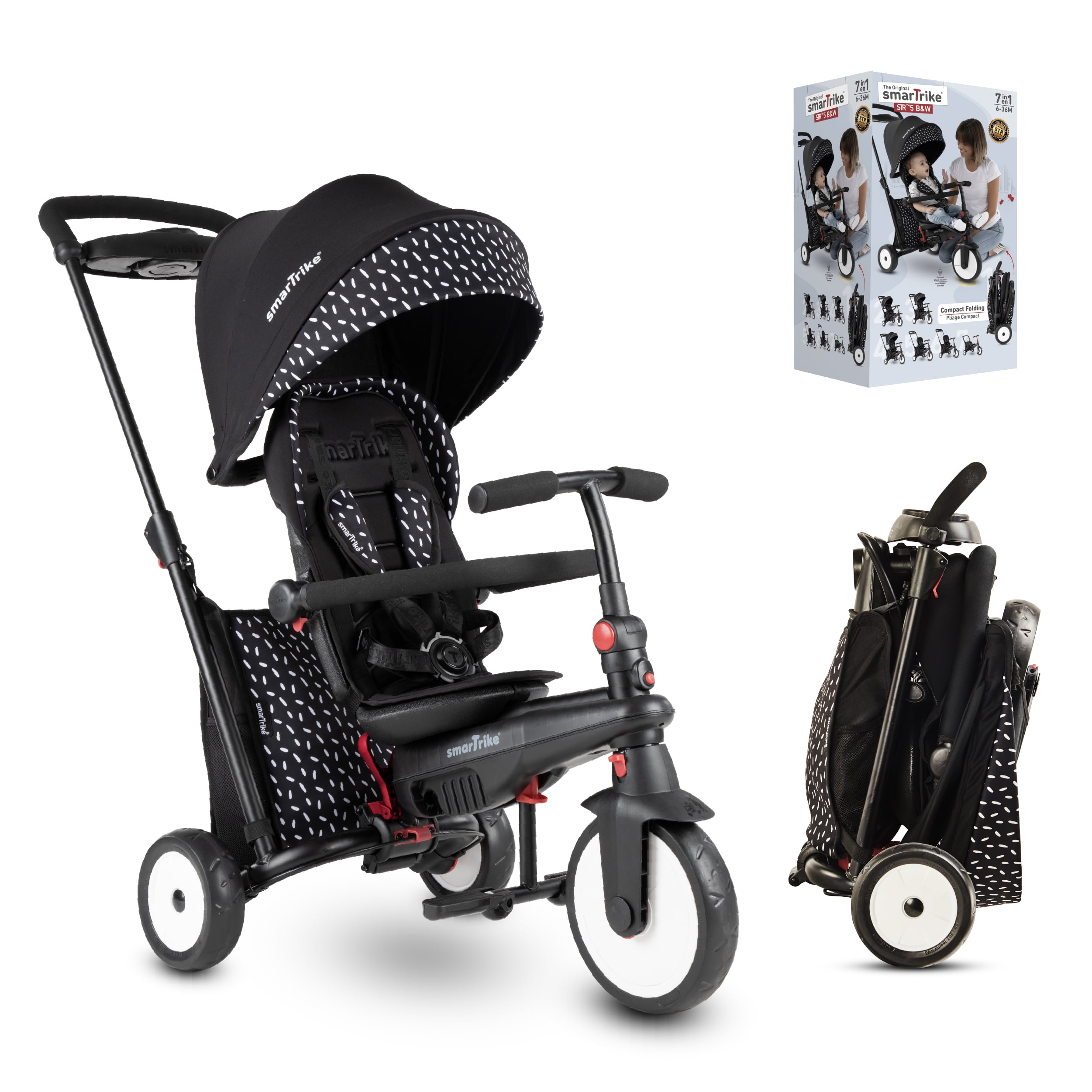 smartrike str3 baby folding tricycle
