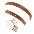 thumbnail image 1 of koolsoo Folding Bike Mudguard Front & Rear Fenders Mud Guard Set for Outdoor 16inch Brown, 1 of 9