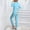 Sky Blue, variant on Womens Sexy Butt Flap Pjs Jumpsuit Button Deep V Neck Onesie Pajamas Comfy Soft One Piece Bodysuit