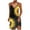 Yellow womens dresses, variant on Usmixi Sundresses for Women Sleeveless V-Neck Feather Print Short Dresses Beach Slim Spaghetti Strap Tunic Mini Sun Summer Dress Yellow xxl Under $5