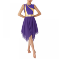 thumbnail image 5 of Vestido de baile lírico de alabanza litúrgica para mujer, baile de salón, coro de iglesia, traje de adoración, sin mangas, con lentejuelas brillantes, ropa de baile, 5 of 5
