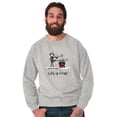 thumbnail image 5 of Chilly BBQ Grilling Windy Winter Men's Crewneck Sweatshirt Brisco Brands S, 5 of 6