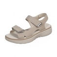 thumbnail image 2 of EKVAHL Women's Adjustable Strap Orthopedic Sandals, Open Toe Non-Slip Platform Sandals, Cushioned Arch Support Beach Walking Summer Sandals Gray, 2 of 4