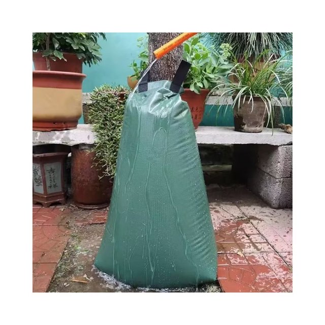 1 bolsa de riego por goteo de PE resistente a la sequía para árboles de jardín, árboles frutales agrícolas, bolsa de goteo resistente a la sequía de 20 galones.