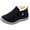 Black, variant on Pandaie Winter Boots for Women Slip on Barefoot Warm Snow Ankle Booties Comfy Fleece Lined Non Slip Outdoor Indoor Casual House Shoes Size 6.5‑10