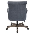 thumbnail image 4 of Pemberly Row Office Chair in Navy Fabric with Gray Wash Wood, 4 of 6