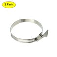 thumbnail image 1 of Unique Bargains 3 Pcs Colliers de Serrage Réglables pour Engrenages en Acier Inoxydable 65-89mm, 1 of 1