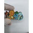 thumbnail image 2 of Pokemon Enamel Pin Set, Squirtle, Bulbasaur, Charmander, Art, Pins, 2 of 4