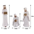 thumbnail image 3 of Three Wise Men Figurine Sculpted Hand-Painted Nativity Figures Nativity Sets for Christmas Indoor, 3 of 5
