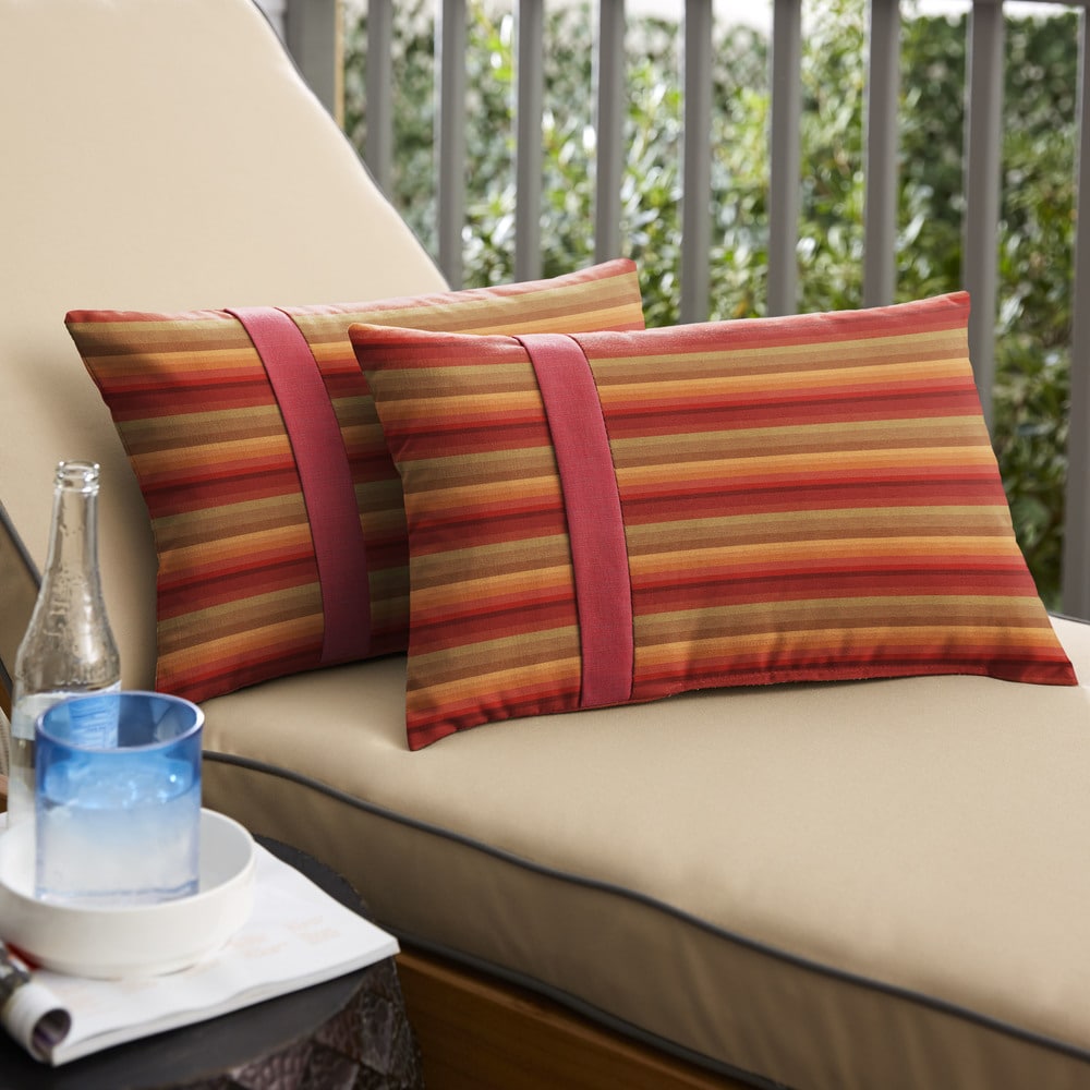 Humble and Haute Humble + Haute Sunbrella Astoria Sunset Stripe and