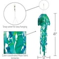 thumbnail image 5 of In the Breeze 5257 — 40-inch Teal Iridescent Jellyfish 3D Windsock — Simmering Windsock with Inflatable Head and Free-Flowing Tentacles, 5 of 6