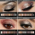 thumbnail image 5 of FOCALLURE Nude 10-shade Eyeshadow Palette,Smooth Mineral Eyeshadow Pigment,Easy to Create Variety of Eye Shadow Look with Double Edge Brush,Long Lasting Professional Eyeshadow Makeup, 5 of 7