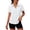 Red, variant on YVNAURA Women's Plus Size Button Down Roll Up Cuffed Short Sleeve Shirt Casual Collared Blouse Summer Lightweight Breathable Wrinkle Free Tops for Curvy Women Office Daily Wear, Blue,L