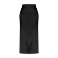 thumbnail image 6 of Fengactive Women's Print Maxi Fall Skirt High Waisted Elastic Waistband Casual Party 2025 Long Skirts, 6 of 8