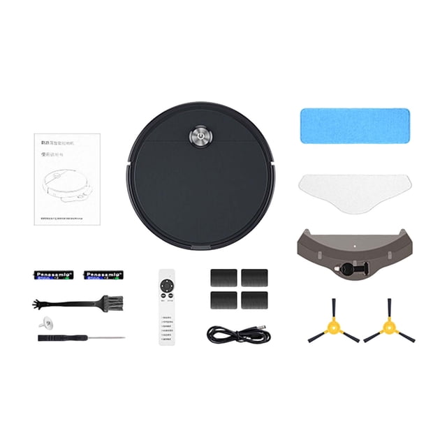 COM1950s Robot Vacuum Cleaner, Smart Sweeping Robot with Water Tank Household Vacuum Sweep and Mop Three in One Lazy Fully Automatic with Remote Control, Water Vacuum Cleaner, Smart Water Meter
