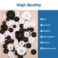 thumbnail image 4 of yingyy 160pack/lot Non-toxic Sewing Buttons For Jackets Smooth Line And Impact-resistant Jeans Round Button 1Set, 4 of 6