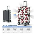 thumbnail image 6 of Balery Luggage Cover Rose Flowers Print Suitcase Covers for Luggage Elastic Washable Suitcase Protector Fits 18-32 Inch Luggage-X-Large, 6 of 9